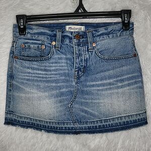 Madewell Denim Skirt Size 24